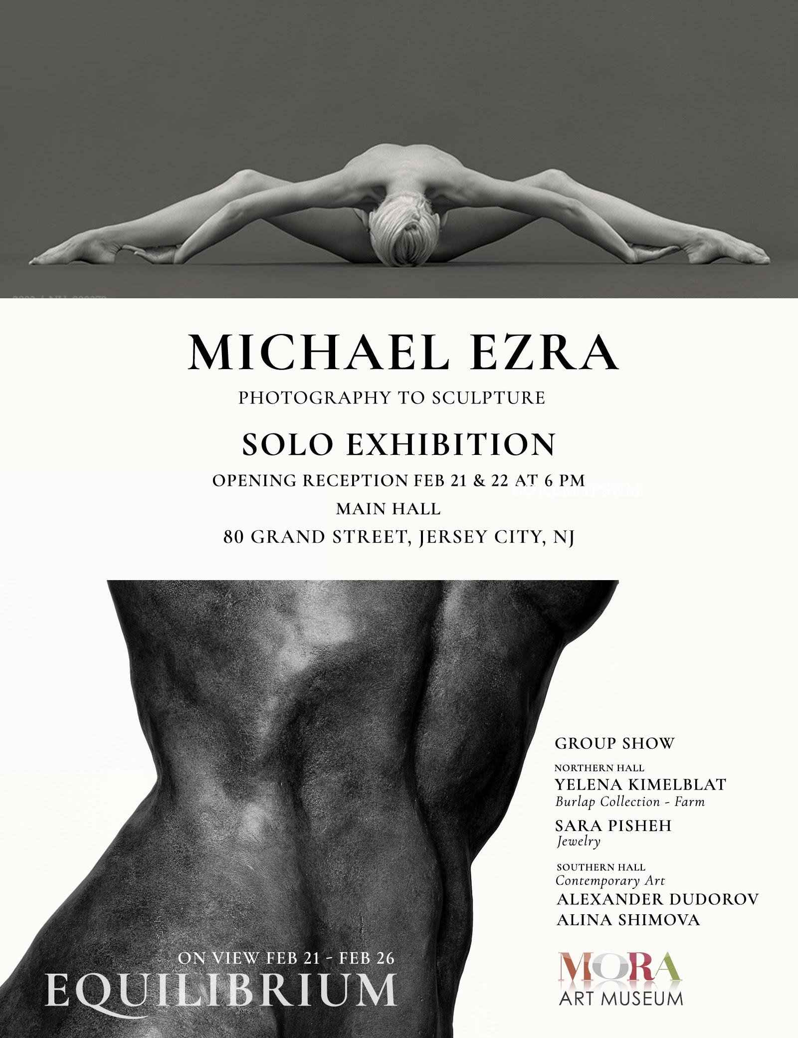 Opening Reception: Michael Ezra | Equilibrium: Photography to Sculpture.