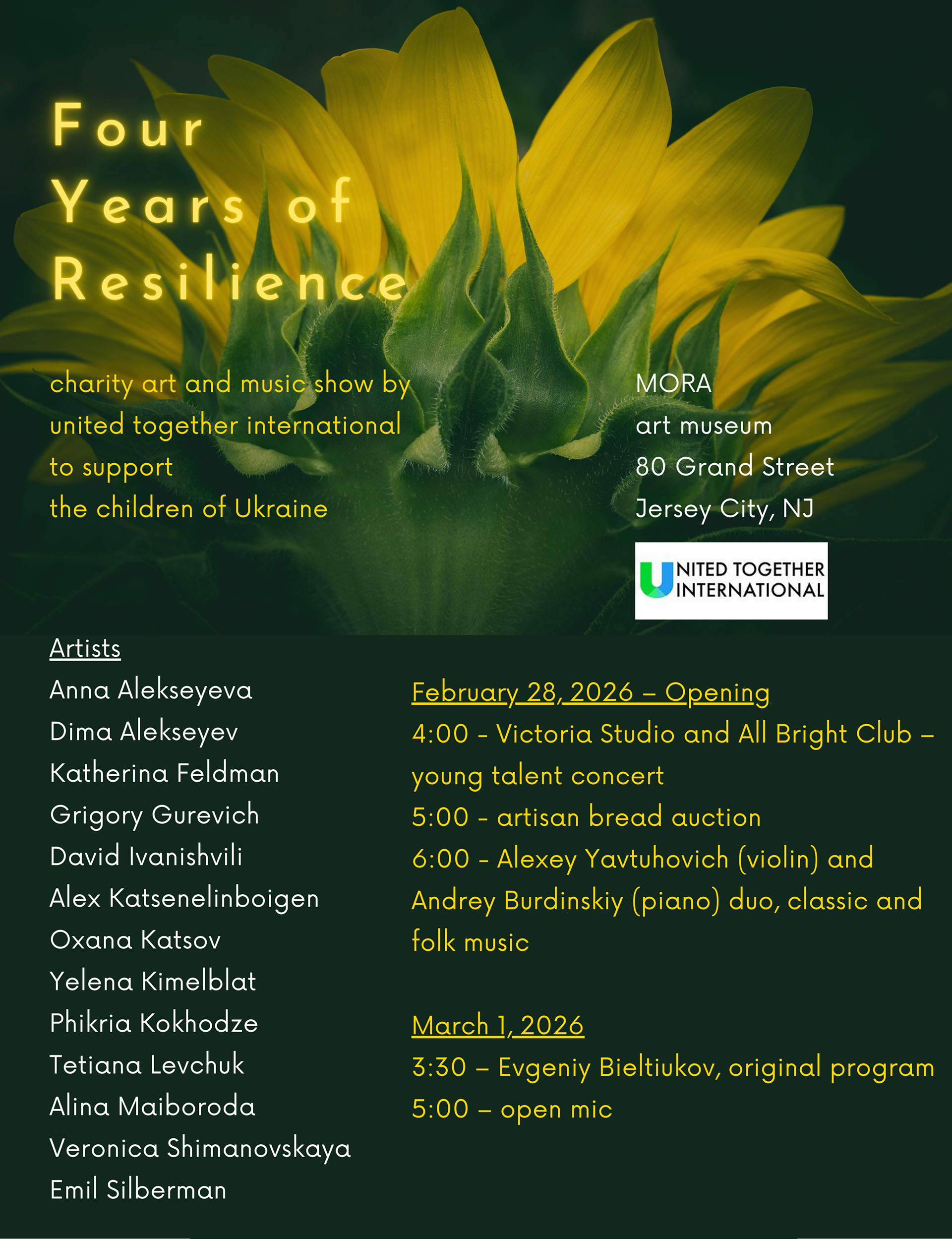 Advert Four Years of Resilience